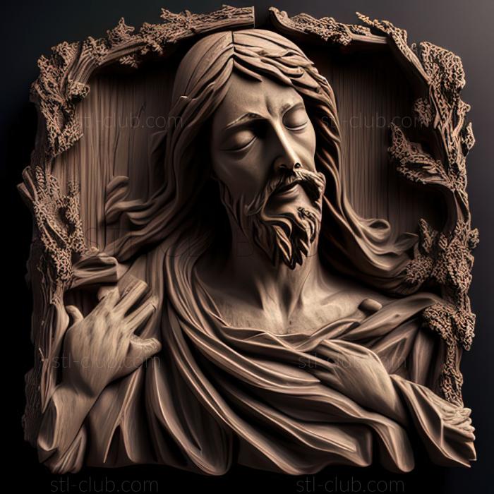 3D model st jesus (STL)